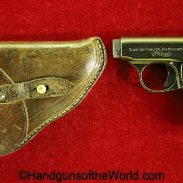 Walther, Model 5, 5, .25, 6.35, with Holster, Holster, Original, German, Germany, Handgun, Pistol, C&R, Vest Pocket
