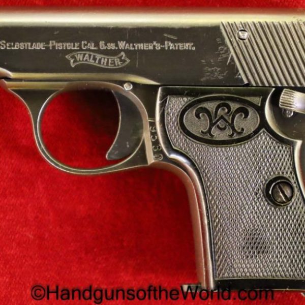 Walther, Model 5, 5, .25, 6.35, with Holster, Holster, Original, German, Germany, Handgun, Pistol, C&R, Vest Pocket