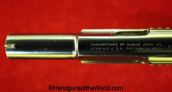 Savage, 1907, .32, .32acp, .32 acp, 7.65, 7.65mm, Handgun, Pistol, C&R, Collectible, Firearm, USA, America, American, Pocket, Pocket Pistol, High Polish
