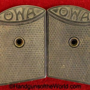 OWA, Vest Pocket, Grips, VP, Original, black, bakelite, synthetic, Handgun, Pistol, Austria, Austrian, Hand gun