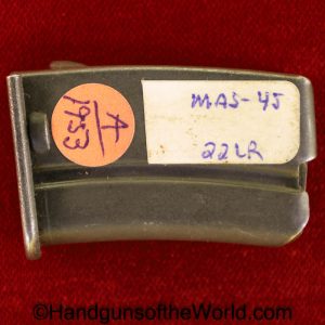 MAS-45, .22LR, 22, .22, Magazine, Clip, Mag, France, French, Original, MAS, 45, MAS45, MAS 45, Rifle, Long Rifle, Long Arm, Collectible