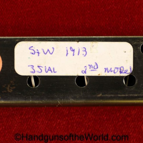 S&W, Smith and Wesson, Smith & Wesson, Model 1913, 1913, .32, .35, Magazine, Clip, Mag, Original, USA, America, American, Handgun, Pistol, Hand gun, 35, 32
