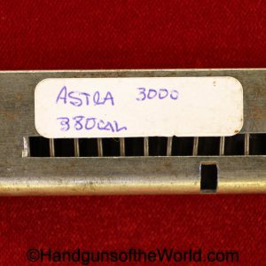 Astra, 3000, .380, 380, acp, auto, Magazine, Clip, Mag, Spain, Spanish, Original, Handgun, Hand gun, Pistol, Collectible, Nickel, Nickeled