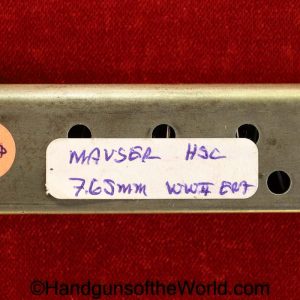 Mauser, HSc, 7.65mm, Magazine, Clip, Mag, Original, Collectible, German, Germany, WWII, WW2, Handgun, Pistol, 32, .32, acp, auto, 7.65, Banner