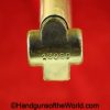 Luger, 9mm, Mag, Magazine, Clip, Wood Base, #13080, 13080, Wood, Wooden, Handgun, Pistol, Original, Hand gun, Nickel