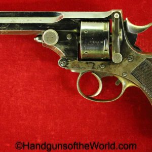 Webley, Pryse, .455, No.4, No4, No 4, Number 4, Handgun, Revolver, Antique, Collectible, Firearm, Retailer Marked, British, Britain, UK, England, English