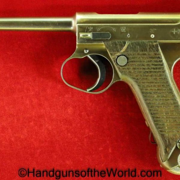Nambu, Type 14, 14, 8mm, Japan, Japanese, WWII, WW2, 17.8, August, 1942, Handgun, Pistol, Firearm, C&R, Collectible, Matching Magazine, Matching Mag