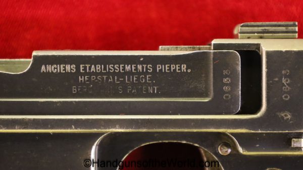 Bergmann, Bayard, 1908, 9mm, 9mm Largo, 9mm BB, 9mmBB, Spanish, Spain, Military, Contract, Belgium, Belgian, Handgun, Collectible, Pistol, C&R, Firearm
