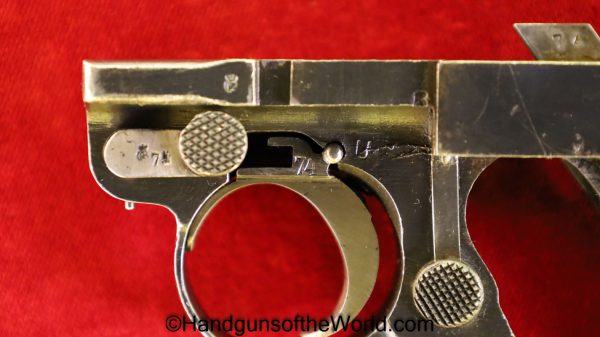 Luger, Erfurt, P08, P.08, P 08, P-08, 9mm, 1918, WWI, WW1, German, Germany, Matching Magazine, Matching Mag, Handgun, Pistol, C&R, Collectible, Matching Clip