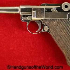 Luger, P08, P.08, P 08, P-08, S/42, G Date, 1935, Mauser, 9mm, Early, WWII, WW2, German, Germany, Nazi, Handgun, Pistol, C&R, Collectible, Hand gun