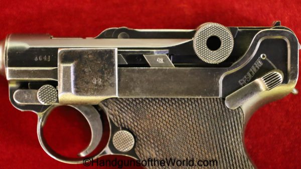 Luger, P08, P.08, P 08, P-08, S/42, G Date, 1935, Mauser, 9mm, Early, WWII, WW2, German, Germany, Nazi, Handgun, Pistol, C&R, Collectible, Hand gun