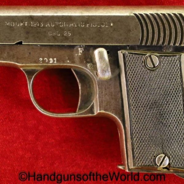 Spanish Model 1913, 6.35mm Vest Pocket Pistol