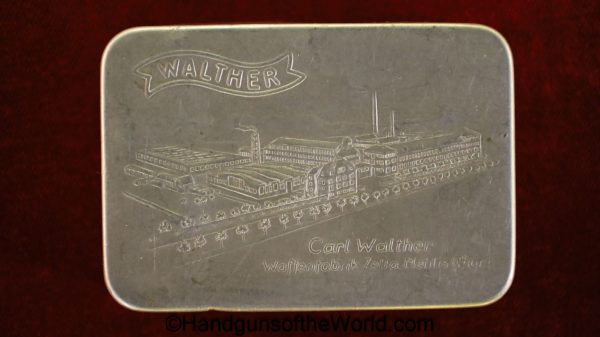 Walther, PP, .22lr, E/N, with Original Box, .22, Eagle N, Eagle/N, WWII, WW2, German, Germany, Nazi, Handgun, Pistol, C&R, Boxed, Collectible, Mint