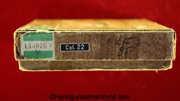 Walther, PP, .22lr, E/N, with Original Box, .22, Eagle N, Eagle/N, WWII, WW2, German, Germany, Nazi, Handgun, Pistol, C&R, Boxed, Collectible, Mint