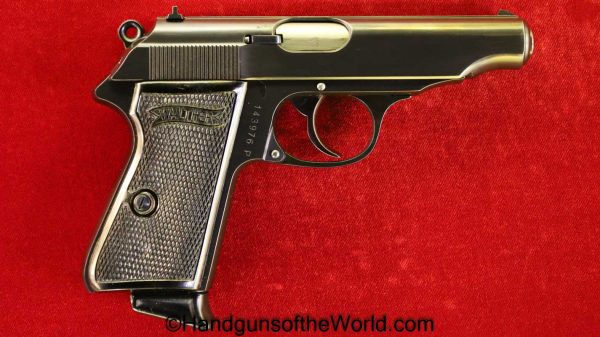 Walther, PP, .22lr, E/N, with Original Box, .22, Eagle N, Eagle/N, WWII, WW2, German, Germany, Nazi, Handgun, Pistol, C&R, Boxed, Collectible, Mint