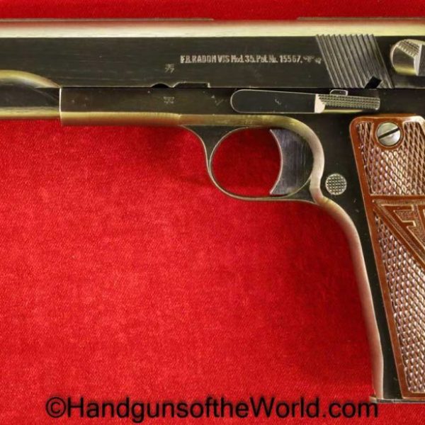 Radom, VIS, P.35, P 35, P35, P-35, Type, 2, II, Nazi, 9mm, Brown grips, WWII, WW2, German, Germany, Handgun, Pistol, C&R, Collectible, Polish, Poland