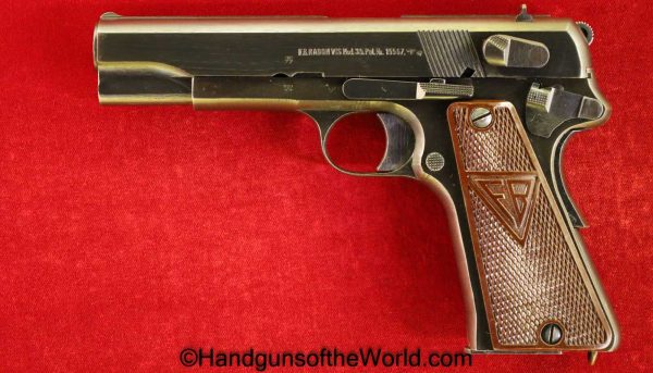 Radom, VIS, P.35, P 35, P35, P-35, Type, 2, II, Nazi, 9mm, Brown grips, WWII, WW2, German, Germany, Handgun, Pistol, C&R, Collectible, Polish, Poland
