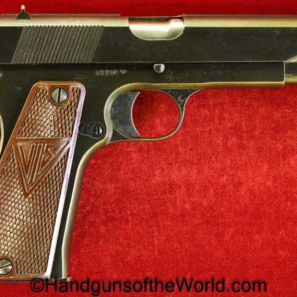 Radom, VIS, P.35, P 35, P35, P-35, Type, 2, II, Nazi, 9mm, Brown grips, WWII, WW2, German, Germany, Handgun, Pistol, C&R, Collectible, Polish, Poland