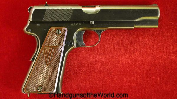 Radom, VIS, P.35, P 35, P35, P-35, Type, 2, II, Nazi, 9mm, Brown grips, WWII, WW2, German, Germany, Handgun, Pistol, C&R, Collectible, Polish, Poland