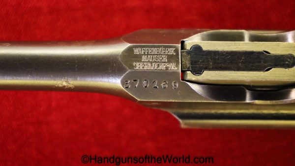 Mauser, 1896, C96, Broomhandle, German, WWI, WW1, Germany, 7.63, 7.63mm, Broom Handle, Handgun, Pistol, Collectible, C&R, Firearm, Wartime, War