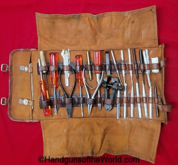 Swiss, Switzerland, Military, Tool Kit, Armorer, Armorers, Original, STGW57, ZFK 55, P49, 1938, Parts Kit, Parts Kits, Tools, Tool, Rifle, Pistol, Handgun, Collectible