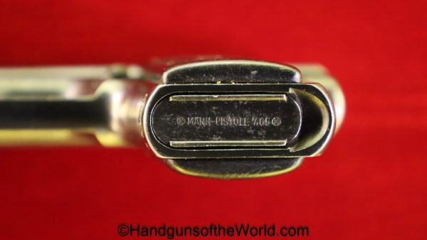 Mann, Pocket, 7.65mm, 7.65, .32, .32acp, .32 acp, .32 auto, with Holster, Holster, Original, German, Germany, Hand gun, Collectible, Pistol, C&R, Handgun