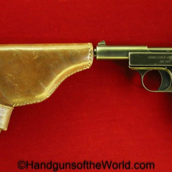 Franz Stock, Stock, Pocket, 7.65mm, 7.65, .32, .32 acp, .32acp, .32 auto, with Holster, Holster, German, Germany, Handgun, Pistol, C&R, Collectible, Hand gun