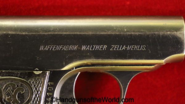 Walther, Model 4, 4, 7.65, .32, .32acp, .32 acp, .32 auto, 7.65mm, Late Variation, Late, Handgun, Pistol, C&R, Collectible, German, Germany, Pocket, Hand gun