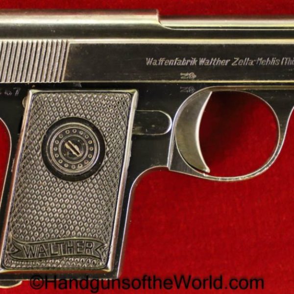 Walther, 9, Model 9, 6.35mm, Type, II, 2, 6.35, .25, .25acp, .25 acp, .25 auto, German, Germany, Vest Pocket, VP, Handgun, Pistol, C&R, Collectible, Hand Gun