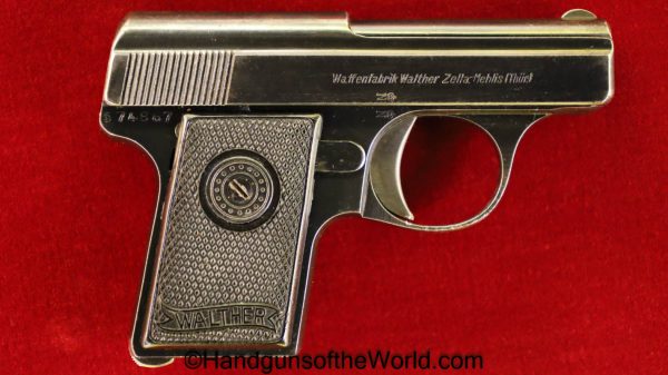 Walther, 9, Model 9, 6.35mm, Type, II, 2, 6.35, .25, .25acp, .25 acp, .25 auto, German, Germany, Vest Pocket, VP, Handgun, Pistol, C&R, Collectible, Hand Gun