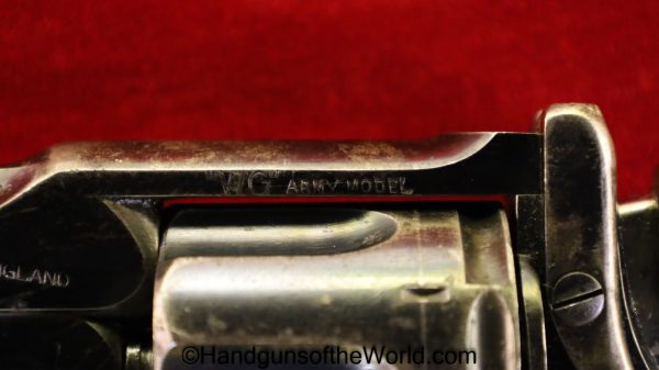 Webley, WG, Army Model, .455, .476, Retailer Marked, Revolver, C&R, Collectible, Handgun, York House, British, Britain, UK, England, English, United Kingdom