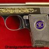 Walther, 9, Model 9, 6.35mm, Factory Engraved, Engraved, with Holster, German, Germany, Handgun, Pistol, C&R, Collectible, VP, Vest Pocket, .25, 6.35,