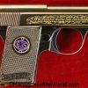 Walther, 9, Model 9, 6.35mm, Factory Engraved, Engraved, with Holster, German, Germany, Handgun, Pistol, C&R, Collectible, VP, Vest Pocket, .25, 6.35,
