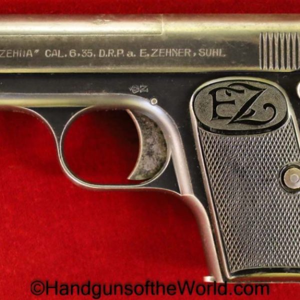 Zehner, Zenha, 6.35mm, with Holster, Holster, VP, Vest Pocket, Handgun, Pistol, C&R, Collectible, German, Germany, 6.35, .25, .25acp, .25 acp, .25 auto,
