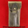 Luger, Double, Portuguese, Magazine, Pouch, Portugal, Handgun, Hand gun, Pistol, Original, Collectible, AE, Mag, Clip, Black, Leather