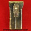 Luger, Double, Magazine, Pouch, Handgun, Hand gun, Pistol, Original, Collectible, Mag, Clip, Brown, Leather, WWI, WW1, 1918, P08, P.08, P 08, P-08