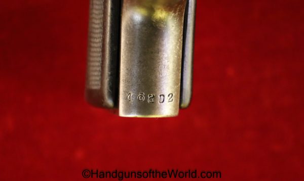 Mann, Pocket, 7.65mm, Full Rig, 7.65, .32, .32acp, .32 acp, .32 auto, German, Germany, Handgun, Pistol, C&R, Collectible, Holster, with Holster, Hand gun