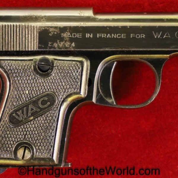 MAB, B, Model B, 6.35mm, Tiny, Vest Pocket, Pistol, VP, Handgun, C&R, Collectible, French, France, WAC, 6.35, .25, .25acp, .25 acp, .25 auto