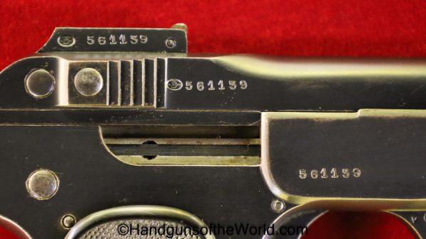 FN, Browning, 1900, 7.65mm, Belgium, Belgian, Military Issue, Handgun, Pistol, C&R, Collectible, WWI, WW1, 7.65, .32, .32acp, .32 acp, .32 auto, Pocket