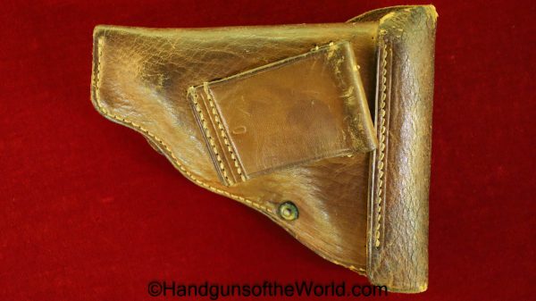 Melior, New Model, 6.35mm, Geco, Retailer Marked, with Holster, German, Germany, Belgian, Belgium, Handgun, Pistol, C&R, Collectible, 1920, WWII, WW2, .25