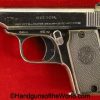 Melior, New Model, 6.35mm, Geco, Retailer Marked, with Holster, German, Germany, Belgian, Belgium, Handgun, Pistol, C&R, Collectible, 1920, WWII, WW2, .25