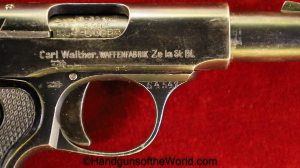 Walther, 7, VII, Model 7, 6.35mm, with Holster, German, Germany, Handgun, Pistol, C&R, Collectible, British, Britain, England, English, 6.35, .25, .25acp
