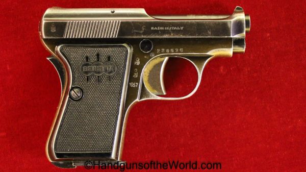 Beretta, 418, 6.35mm, Full Rig, Italy, Italian, with Holster, 1957, Handgun, Pistol, VP, Vest Pocket, C&R, Collectible, 6.35, 25, .25, acp, auto