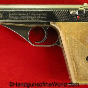 Mauser, HSc, 7.65mm, WWII, German, WW2, Germany, Handgun, Pistol, C&R, Collectible, 7.65, 32, .32, acp, auto, Hand gun, Pocket, Commercial