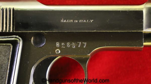 Beretta, 1935, 7.65mm, 1953, Mint, Italy, Italian, Handgun, Pistol, C&R, Collectible, Pocket, 7.65, .32, .32acp, .32 acp, .32 auto, Post War, Post-War