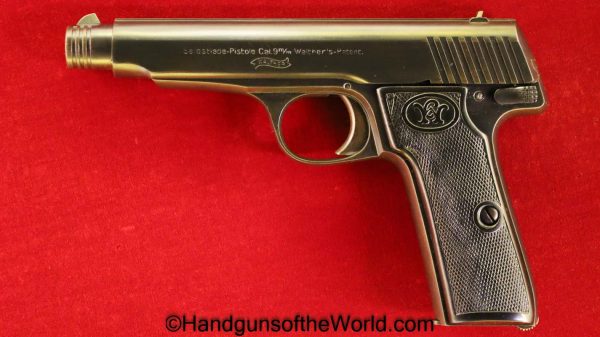 Walther, Model 6, 9mm, German, Germany, Handgun, Pistol, C&R, Collectible, Model VI, Model, VI, 6, Hand gun, WWI, WW1, Era, Rare, Uncommon, Parabellum, 9