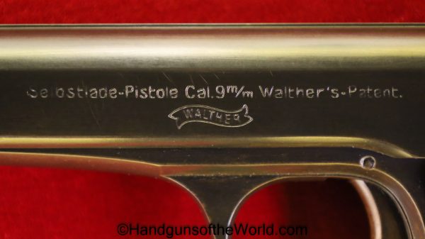 Walther, Model 6, 9mm, German, Germany, Handgun, Pistol, C&R, Collectible, Model VI, Model, VI, 6, Hand gun, WWI, WW1, Era, Rare, Uncommon, Parabellum, 9