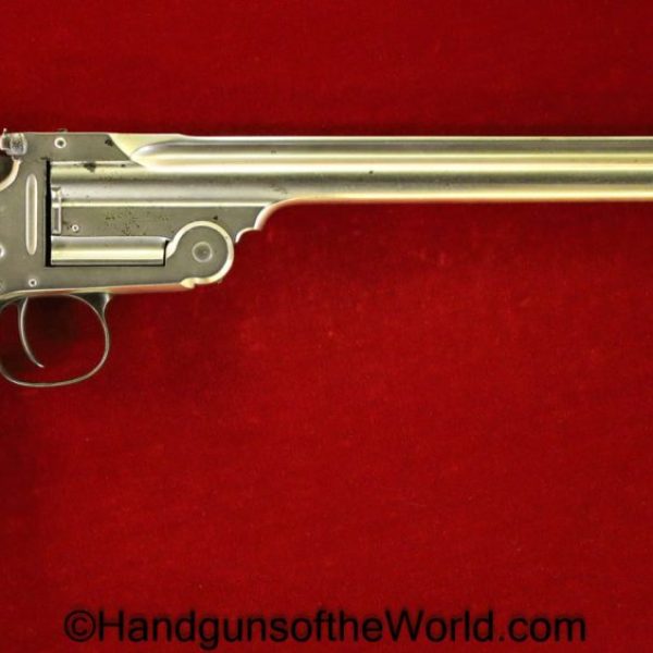 S&W, Model 1891, .22lr, 2nd Model, Target Pistol, Single Shot, Target, Pistol, Handgun, C&R, Collectible, 1891, .22, Smith and Wesson, Factory Nickel, USA