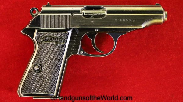 Walther, PP, 7.65mm, Dural Frame, Nazi, German, Germany, WW2, WWII, Dural, Handgun, Pistol, C&R, Collectible, Pocket, 7.65, .32, .32acp, .32 acp, .32 auto
