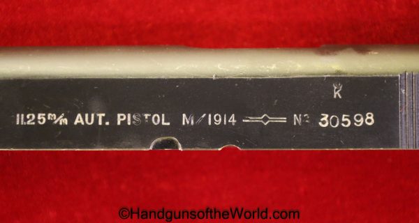 Norwegian, Norway, Kongsberg, Colten, Colt, 1914, .45acp, 1945, .45, Post-War, Post War, Handgun, Pistol, C&R, Collectible, .45 acp, .45 auto, Nazi